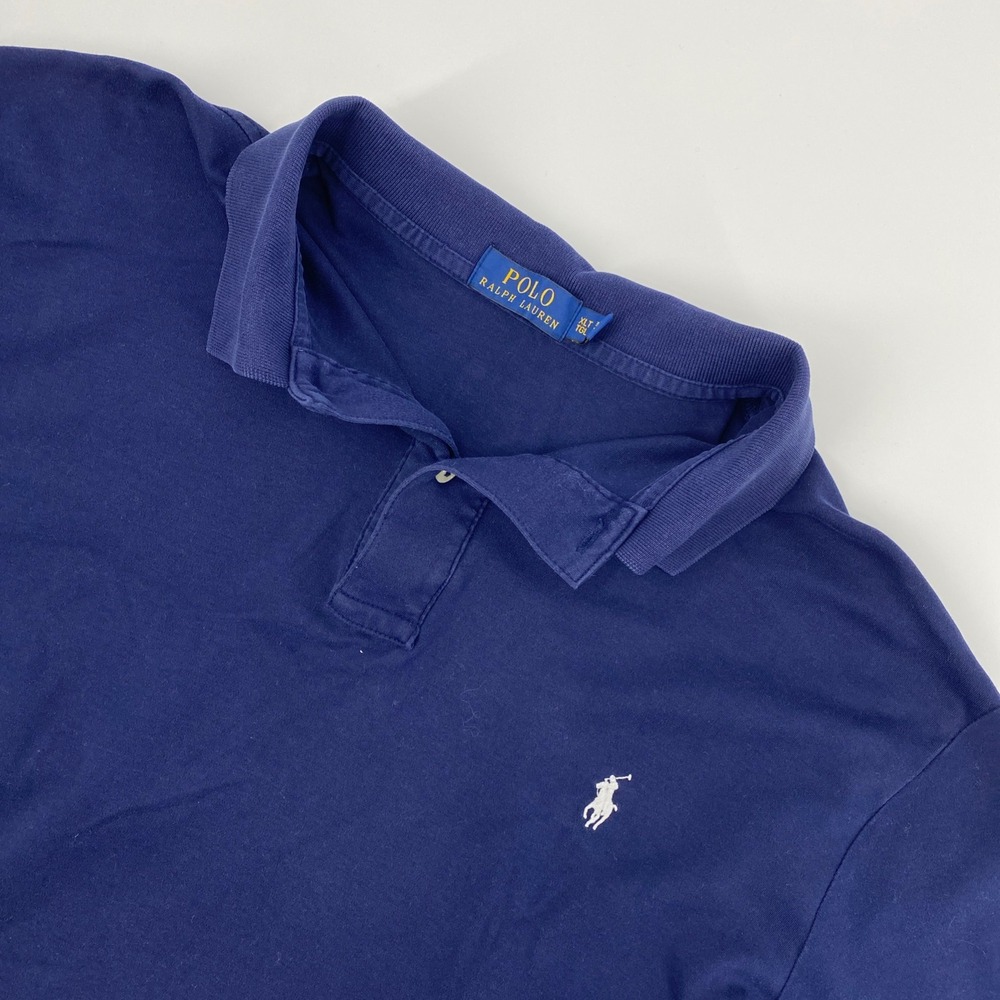 Polo Ralph Lauren‎ Polo Shirt Men Extra Large Tall Blue Preppy Old Money XLT
